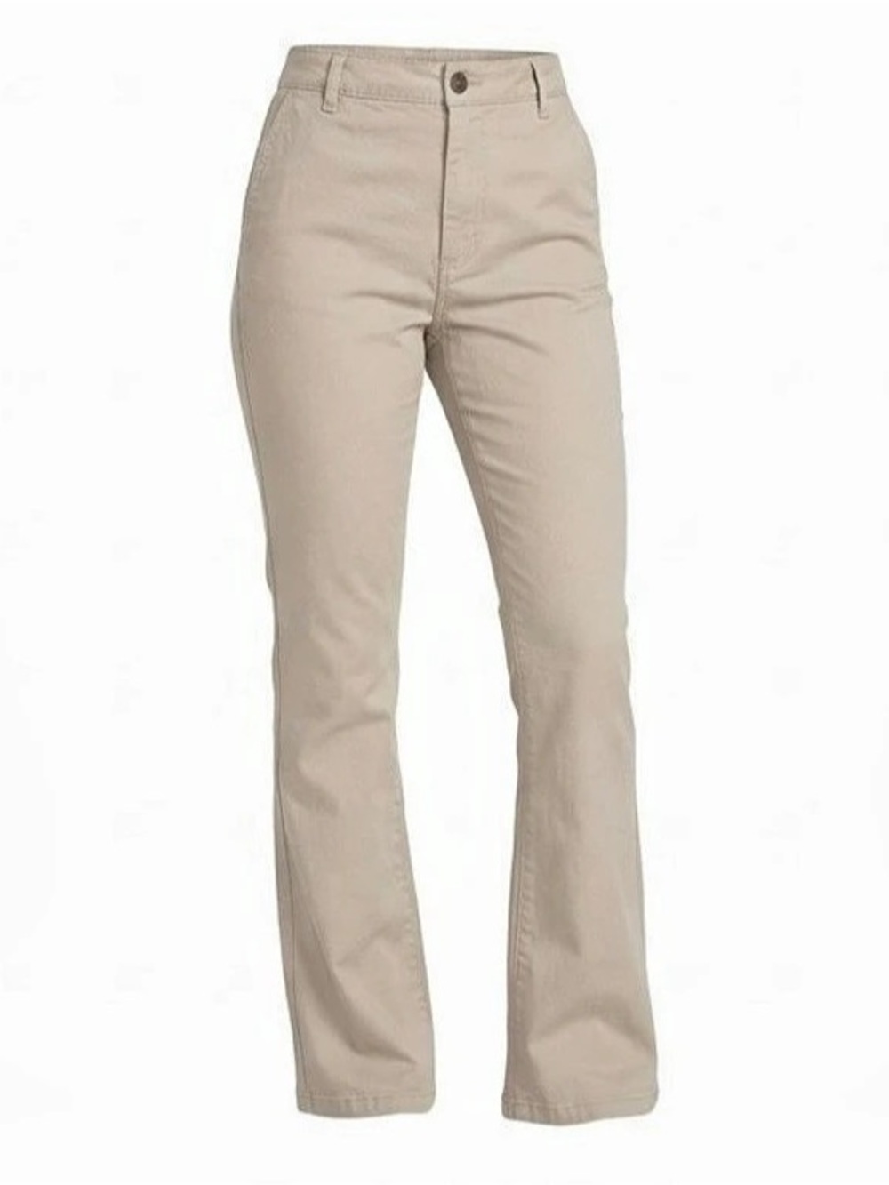 Old Navy High Waisted Beige/Khaki Flare Pants Womens Size 30 Regular Casual #1